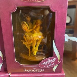 American Girl Samantha Ornament - Golden Dress
